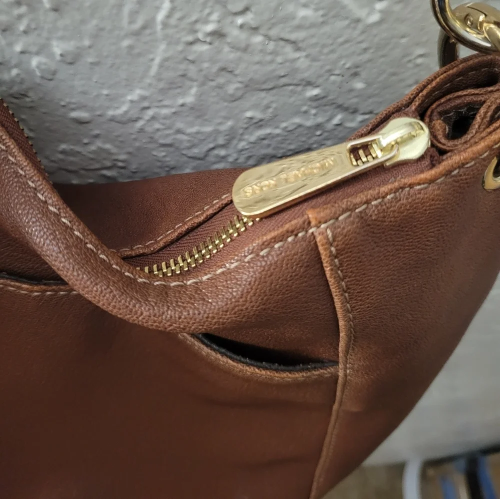 Michael Kors Brown Leather Purse